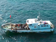 大连獐子岛 海洋牧场采捕忙