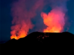 刚果（金）东部一座火山喷发