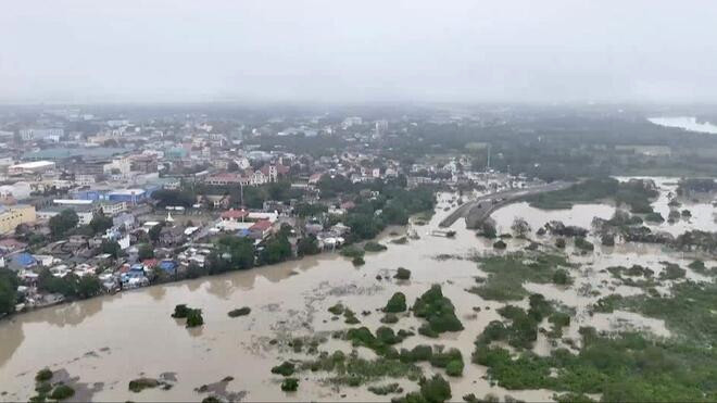 “潭美”席卷菲律宾多地 超40人死亡