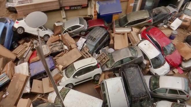 西班牙遭遇30年来最严重洪灾 多地暴雨引发洪水 158人遇难
