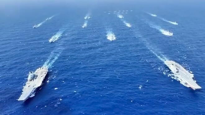 辽宁舰编队完成远海实战化训练