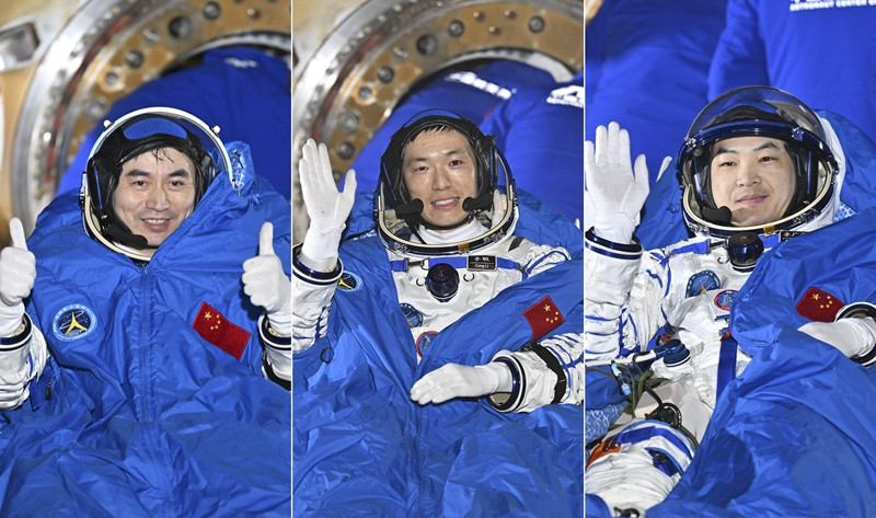 神舟十八号载人飞船返回舱成功着陆 神舟十八号航天员将搭乘飞机返回北京