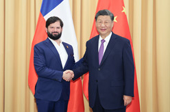 习近平会见智利总统