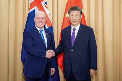 习近平会见新西兰总理