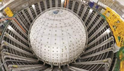 广东江门中微子实验探测器主体即将建成
