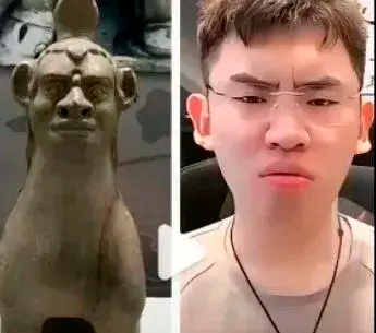 撞脸“网红”连云港市博物馆的镇墓兽火了