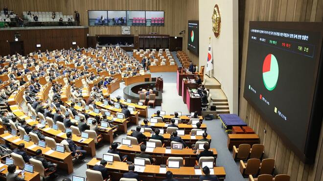 韩国六大在野党再次向国会提交尹锡悦弹劾案