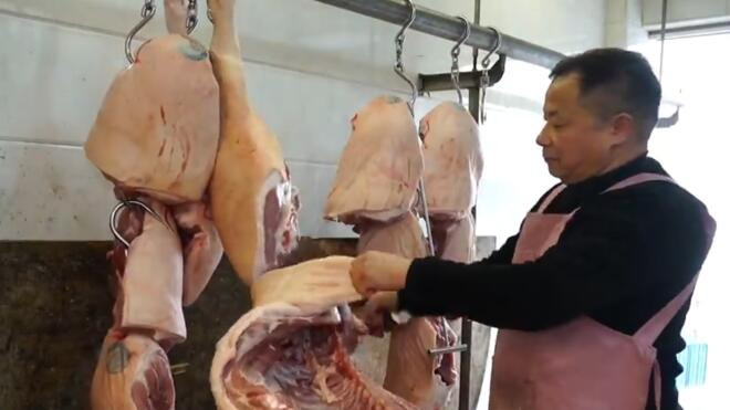 西南地区猪肉产品首次大量入沪 猪肉价格稳中有降