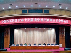 农工党十七届三中全会在京开幕