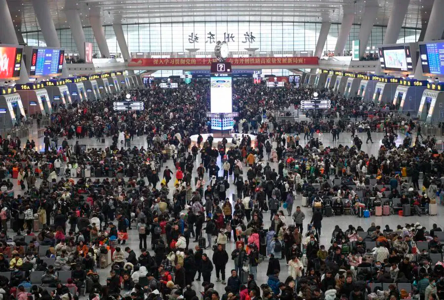 2025年春运从1月14日开始 为期40天