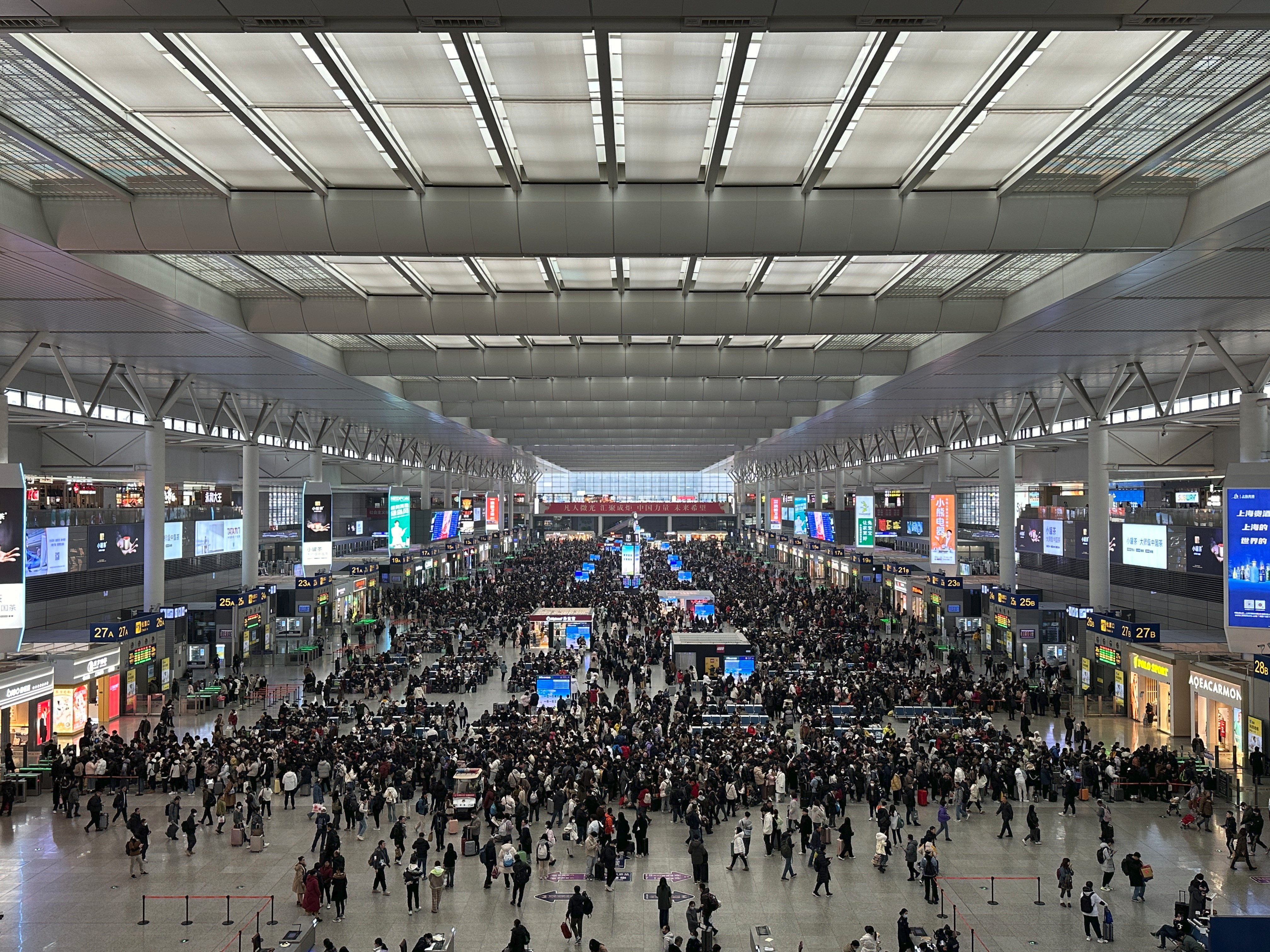 铁路上海站发布春运方案 春运期间预计发送旅客超1600万人次