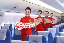 南方航空3架C919国产大飞机亮相春运