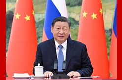 习近平同俄罗斯总统举行视频会晤