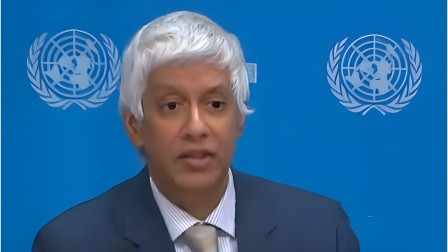 联合国秘书长发言人表示 反对任何强制迁移加沙人民计划