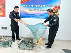 组团深夜河口淘“金”非法捕捞鳗苗被抓获