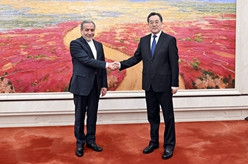 丁薛祥会见伊朗外交部长