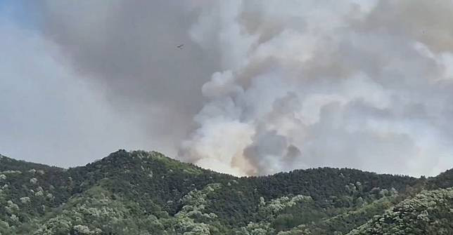 韩国 大邱市山火持续蔓延 上千人被疏散