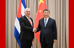 习近平会见古巴国家主席