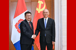 蔡奇会见蒙古人民党代表团