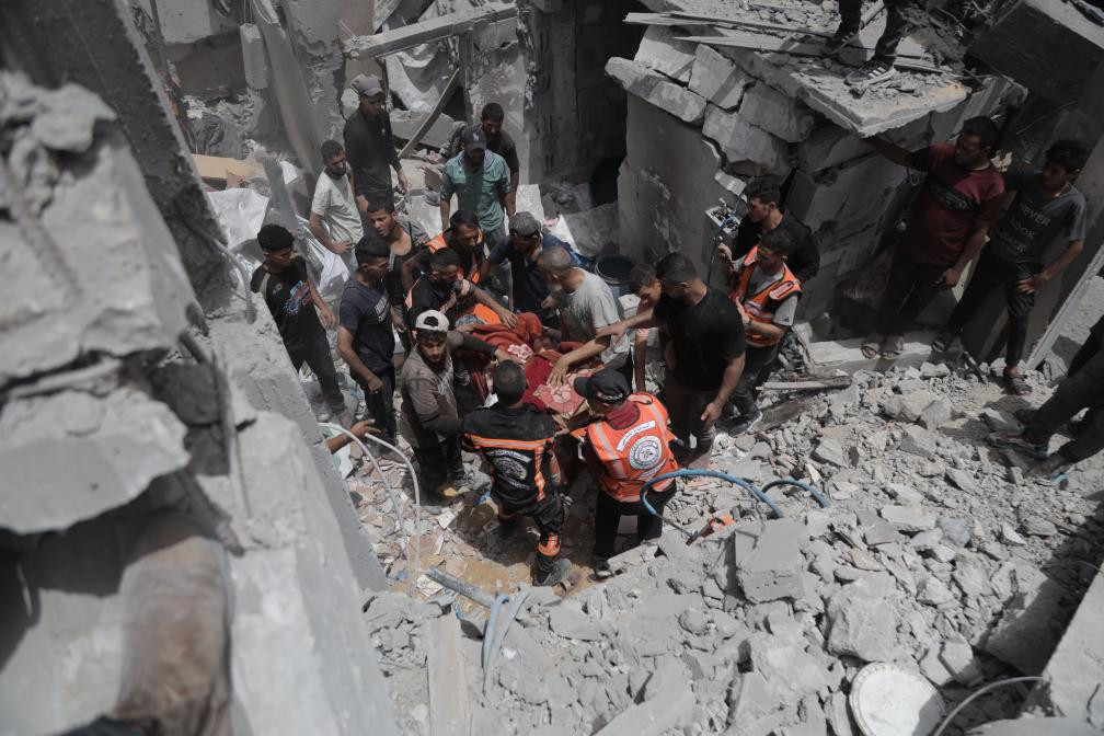 以军称在加沙地带发动大规模地面行动 哈马斯称向以色列发射火箭弹