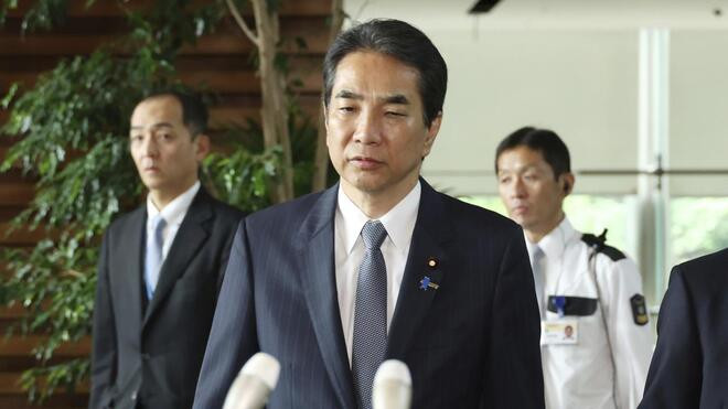 日本农林水产大臣递交辞呈