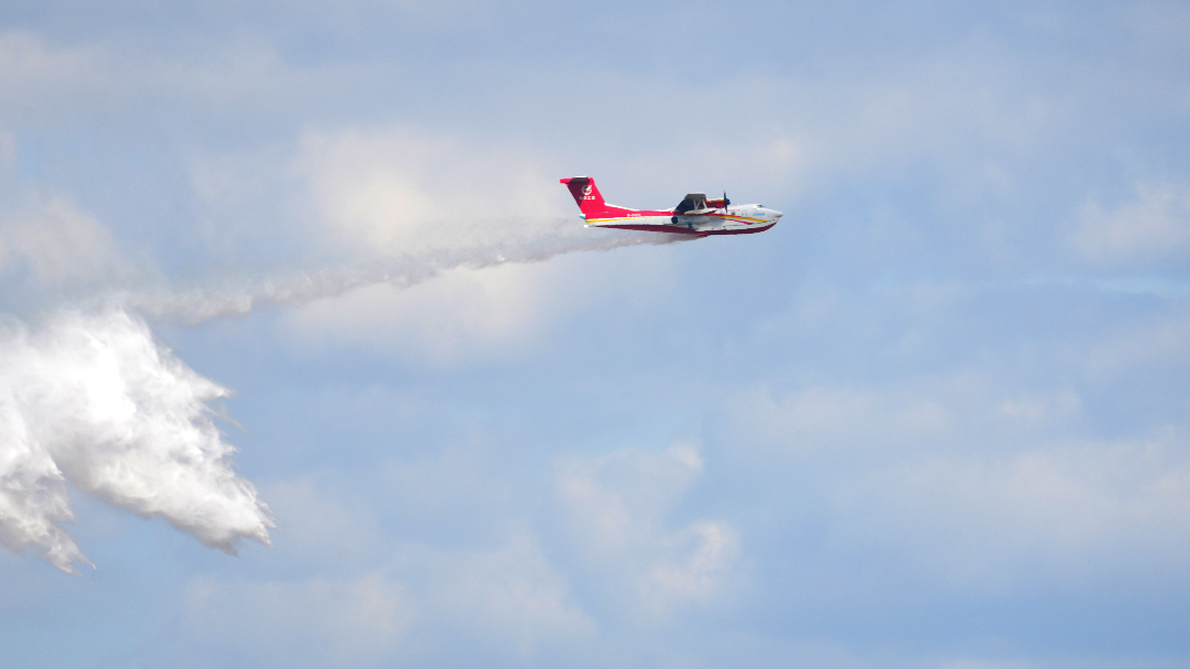 AG600完成大兴安岭地区首次适应性飞行