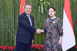 李强会见印尼国会议长