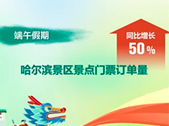 端午假期盘点·出游 黑龙江 哈尔滨景区门票订单量同比增长50%