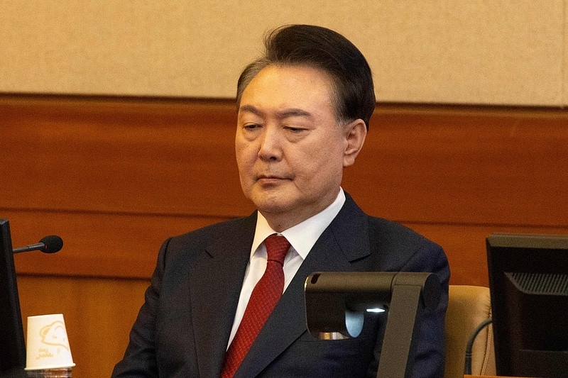 韩前总统尹锡悦出席涉嫌内乱案第七次庭审