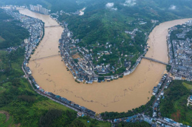 水利部 全国20条河流发生超警以上洪水