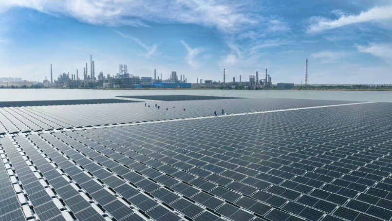 我国首座海水漂浮式光伏项目建成投用