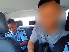 绿化带里交入职押金?民警两小时寻人拦截