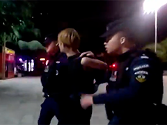 贵州六盘水：饭店惊现持“枪”者 民警闪电化危机