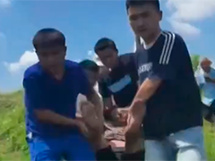 江西上饶：六旬老人山中失联 无人机迅速找回
