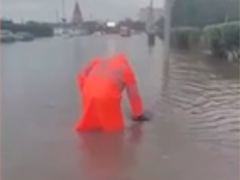 莫斯科强降雨 部分地区降雨量超过月均值