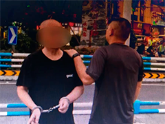 重庆：老扒手重操旧业 还在得意就被抓