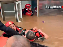 北京密云一养老院被淹 消防紧急救援