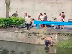杭州：一岁男童不慎落水 热心村民接力救援