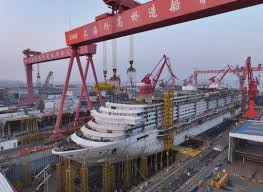 第二艘国产大型邮轮建造进入设备调试阶段 主发电机正式发电 300多台设备达完工状态