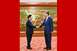 赵乐际会见韩国总统特使