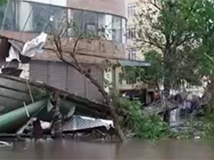 越南 台风“剑鱼”离境 致3人死亡数十人受伤