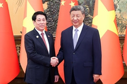 习近平会见越南国家主席