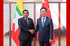 韩正分别会见缅甸总理、老挝国家副主席、柬埔寨副首相兼内阁办公厅大臣