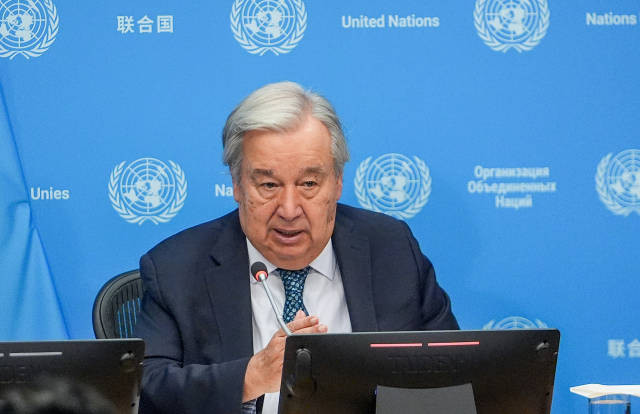 联合国秘书长表示中方提出的系列全球倡议完全符合联合国宪章精神