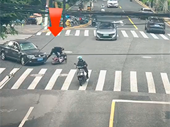 男子一年15次“机非相撞” 公共视频还原真相