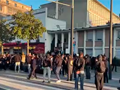 法国全国多地发生大规模罢工 多个行业受影响