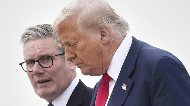 英美领导人举行会谈 谈及巴以和俄乌局势