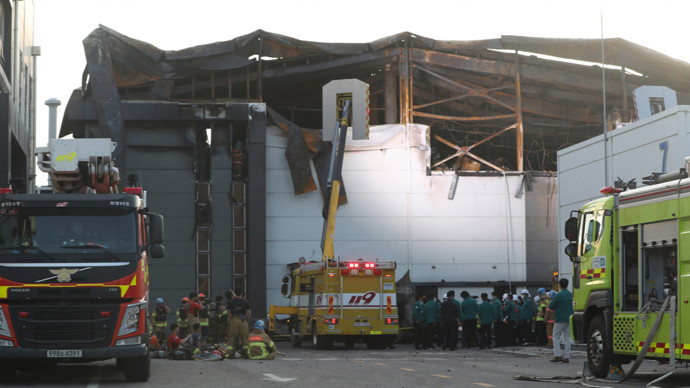 韩国华城电池厂火灾涉事企业代表一审获刑15年