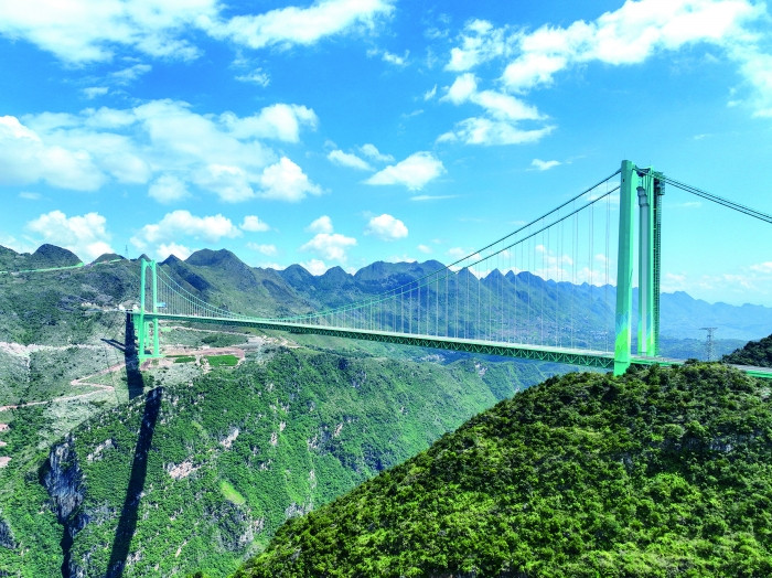 贵州 “横竖”都是世界第一 花江峡谷大桥通车
