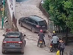 云南保山 有证龄无驾龄 上坡起步酿事故